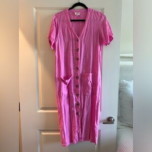 Lou & Grey Pink Linen Maxi